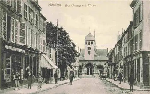 AK / Ansichtskarte  Vouziers 08 Ardennes Rue Chanzy mit Kirche Feldpost