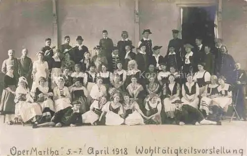 AK / Ansichtskarte  KONSTANZ Bodensee BW Oper Martha 1918 Ensemble