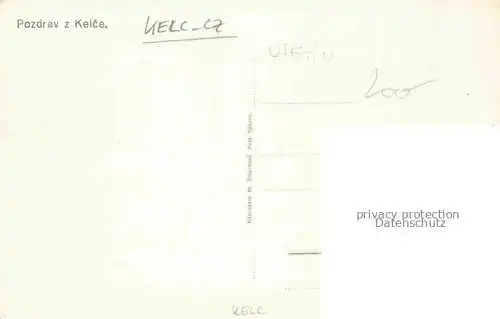 AK / Ansichtskarte  Kelc Kelce Keltsch Vsetin Wsetin CZ Ortspartie