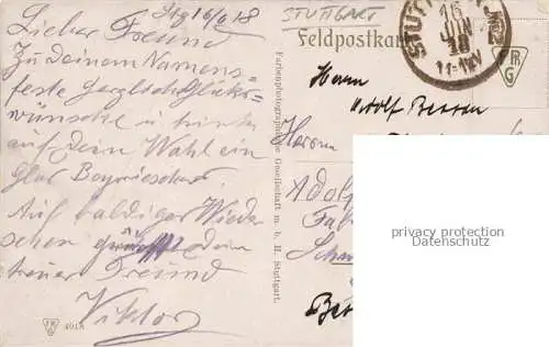 AK / Ansichtskarte  STUTTGART Soldaten Portrait Zeichnung