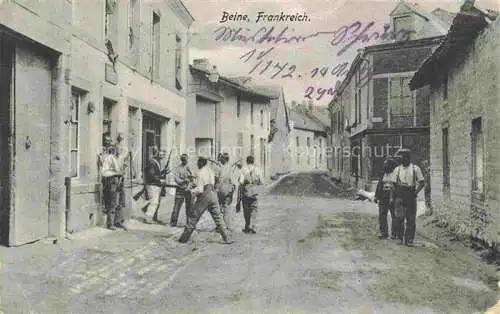 AK / Ansichtskarte  Beine-Nauroy REIMS 51 Marne Strassenpartie