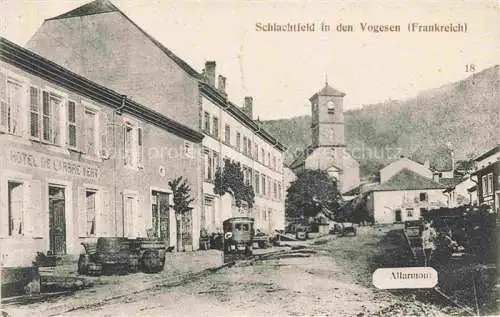 AK / Ansichtskarte  Allarmont Saint-Die 88 Vosges Zerstoertes Dorf in WK1