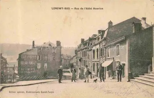 AK / Ansichtskarte  Longwy 54 Meurthe-et-Moselle Rue de l'Abbe Henrion