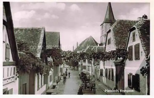 AK / Ansichtskarte  Hassloch Pfalz Kirchgasse