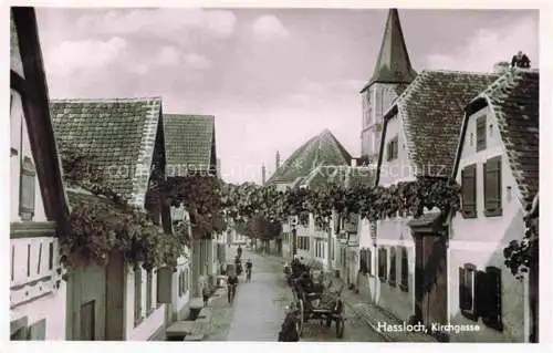 AK / Ansichtskarte  Hassloch Pfalz Kirchgasse