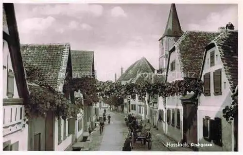 AK / Ansichtskarte  Hassloch Pfalz Kirchgasse