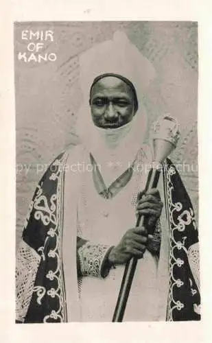 AK / Ansichtskarte  Kano Nigeria Emir of Kano 