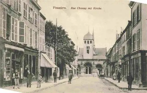 AK / Ansichtskarte  Vouziers 08 Ardennes Rue Chanzy mit Kirche