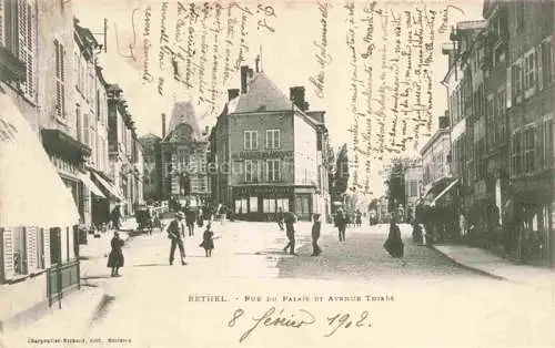 AK / Ansichtskarte  Rethel 08 Ardennes Rue du Palais et Avenue Thiers