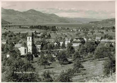 AK / Ansichtskarte  Uznach SG Kreuzkirche Panorama