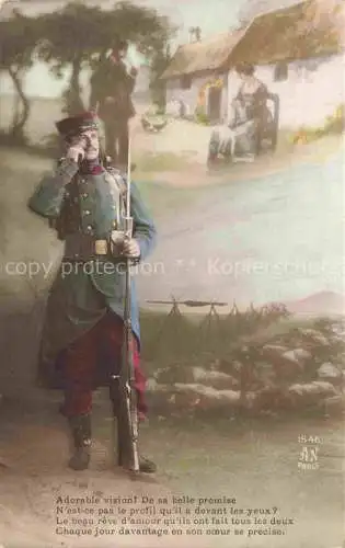 AK / Ansichtskarte  Foto AN Paris (Noyer) Nr. 1546 Soldat