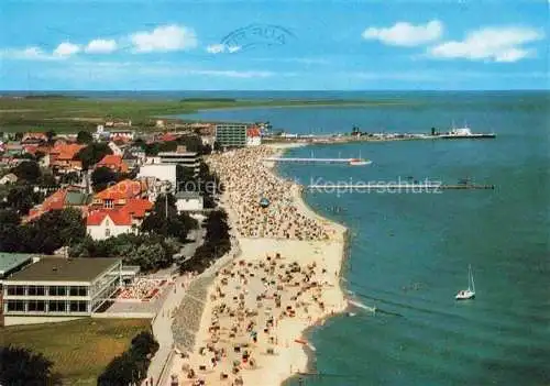 AK / Ansichtskarte  WYK  FoeHR Nordfriesland Kuestenpanorama Strand