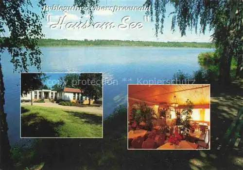 AK / Ansichtskarte  Byhleguhre Jugendgaestehaus Pension Haus am See