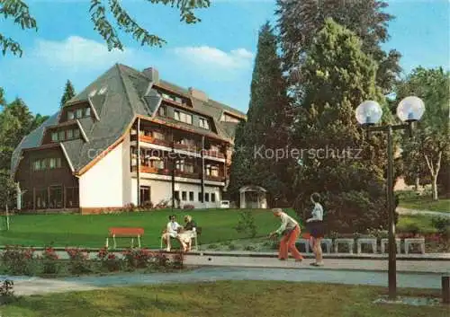 AK / Ansichtskarte  BAD ORB Haus Orbtal Kurappartements Hotel garni Minigolf