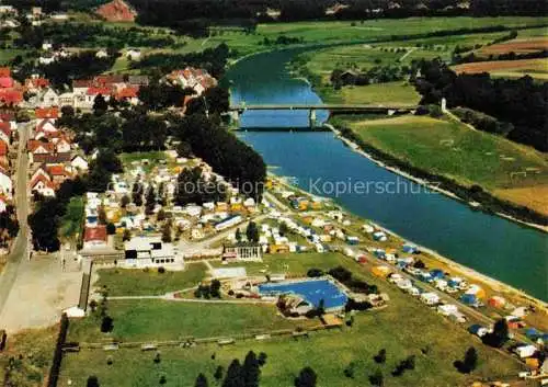 AK / Ansichtskarte  Gieselwerder Panorama Luftkurort Oberweserbergland Campingplatz