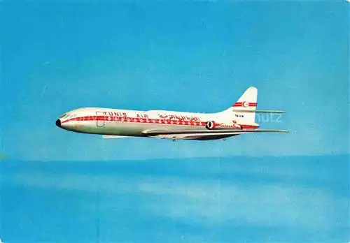 AK / Ansichtskarte  Flugzeuge Zivil Caravelle Tunis air