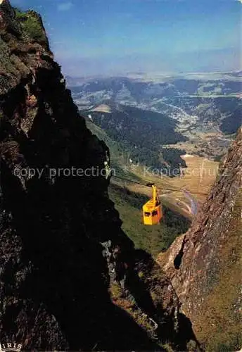 AK / Ansichtskarte  Seilbahn Cable-Car Telepherique L'Auvergne Vallee Mont Dore Sancy