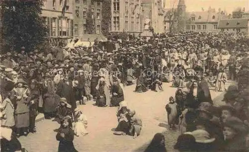 AK / Ansichtskarte  Bruges  BRUGGE Belgie Procession du St Sang Le Peuple de Bethlehem