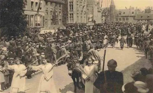 AK / Ansichtskarte  Bruges  BRUGGE Belgie Procession du St Sang Le fulte en Egypte