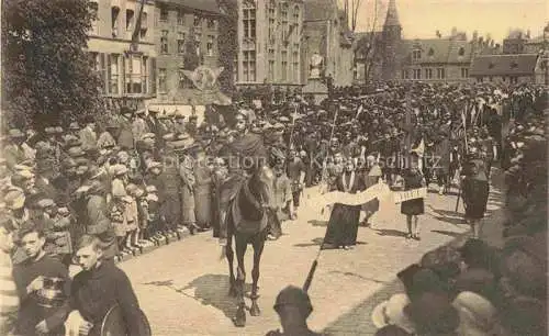 AK / Ansichtskarte  Bruges  BRUGGE Belgie Procession du St Sang Le Centurion