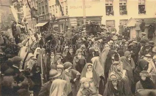 AK / Ansichtskarte  Bruges  BRUGGE Belgie Procession du St Sang Char du Calvaire