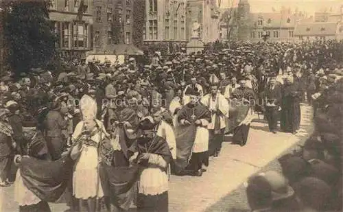 AK / Ansichtskarte  Bruges  BRUGGE Belgie Procession du St Sang Eveques et autorite ecclestastiques et civiles