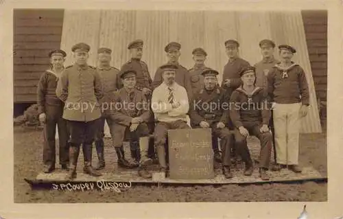 AK / Ansichtskarte  Glasgow  Scotland UK Marine Soldaten Gruppenaufnahme