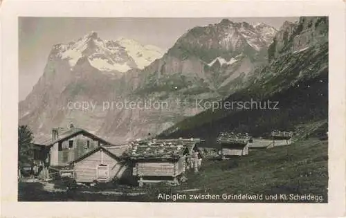 AK / Ansichtskarte  Alpiglen Grindelwald BE mit Kl Scheidegg