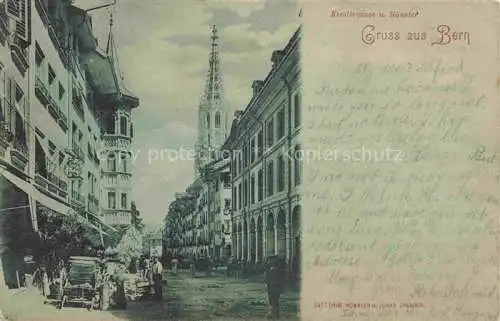 AK / Ansichtskarte  BERN BE Kesslergasse und Muenster