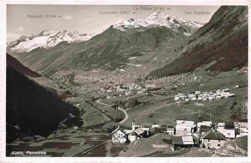 AK / Ansichtskarte  Airolo Leventina TI Panorama