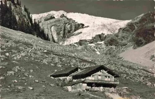 AK / Ansichtskarte  Kandersteg BE Gasthaus Heimritz im Gasterntal Kandergletscher