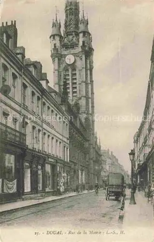 AK / Ansichtskarte  DOUAI 59 Nord Rue de la Mairie