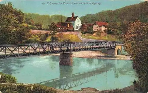 AK / Ansichtskarte  Fribourg  FR Le Pont et Couvent de la Maigrauge