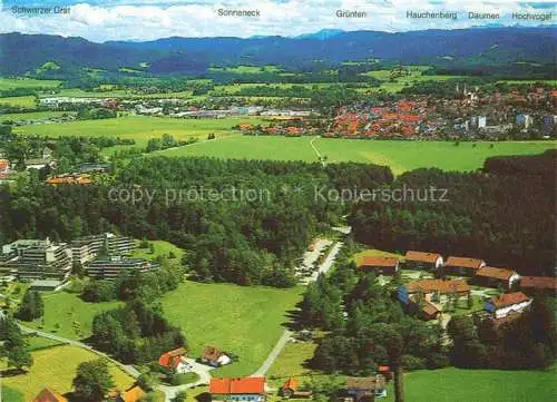 AK / Ansichtskarte  Neutrauchburg Isny Panorama mit Argentalklinik und Kuranstalt Alpenblick