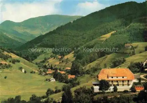 AK / Ansichtskarte  Buerchau Panorama Berggasthof Pension Sonnhalde im Schwarzwald