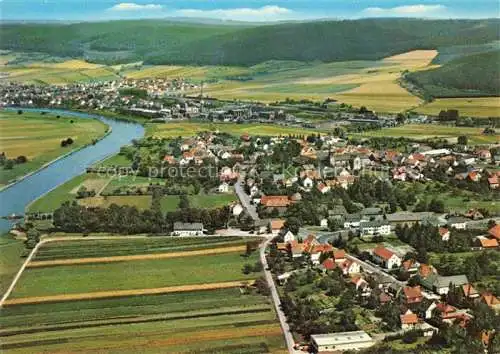 AK / Ansichtskarte  Lippoldsberg Panorama Weserbergland