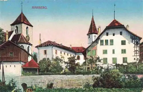 AK / Ansichtskarte  Aarberg BE Panorama