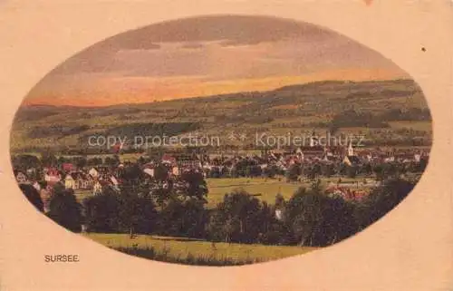 AK / Ansichtskarte  Sursee LU Panorama