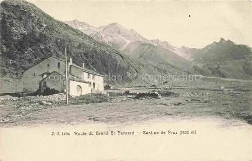 AK / Ansichtskarte  Grand St Bernard VS Cantine de Proz