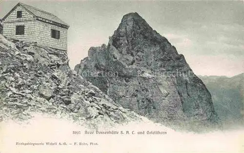 AK / Ansichtskarte  Berner Oberland Neue Dossenhuette SAC und Gstellihorn