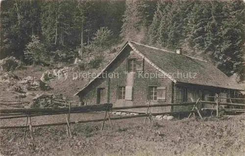 AK / Ansichtskarte  Trebsthal Trebstal 1100m Wildhaus SG Naturfreundehuette