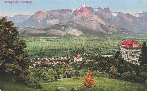AK / Ansichtskarte  Wangs Sarganserland SG mit Kurhaus