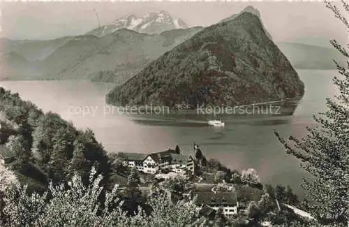 AK / Ansichtskarte  Vitznau Witznau Vierwaldstaettersee LU Ferienheim SMUV Vitznau