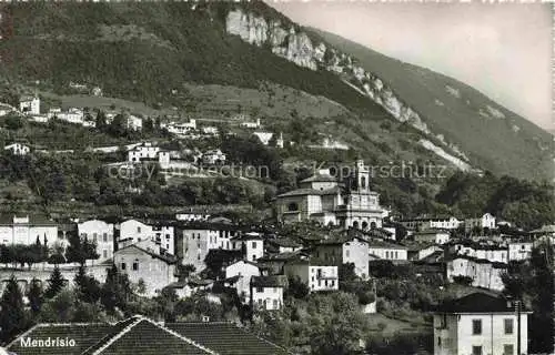 AK / Ansichtskarte  Mendrisio TI Panorama