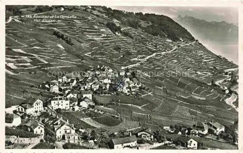 AK / Ansichtskarte  Epesses Lavaux VD Fliegeraufnahme