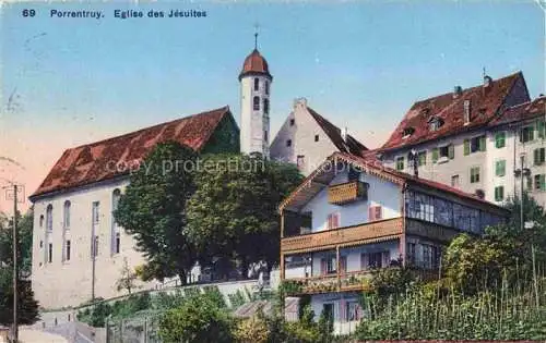 AK / Ansichtskarte  Porrentruy JU Eglise des Jesuites