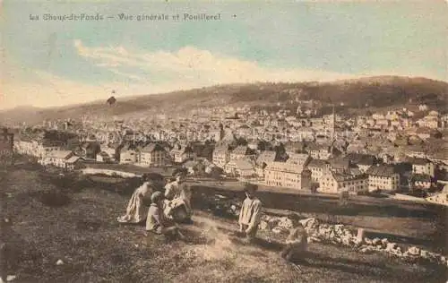 AK / Ansichtskarte  LA CHAUX -DE-FONDS NE Vue generale et Pouillerel
