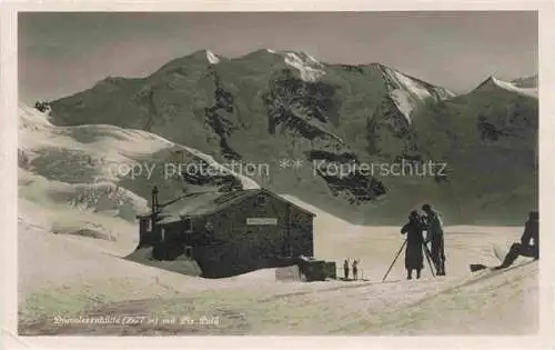 AK / Ansichtskarte  Diavolezzahuette 2973m Bernina GR mit Piz Palue