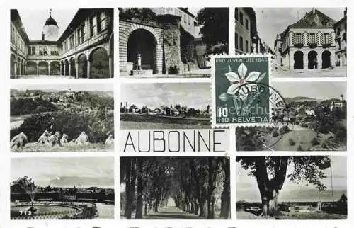 AK / Ansichtskarte  Aubonne  VD Vue partielle