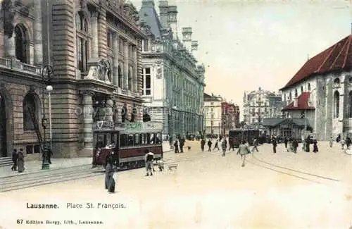AK / Ansichtskarte  LAUSANNE VD Place St Francois